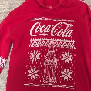 Coca-Cola Red Hoodie Collector’s Edition Graphic Sweatshirt Unisex Pullover